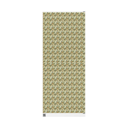 Bird Watching Wrapping Paper Roll, Gift Wrap for Ornithologists and Nature Enthusiasts with Birds and Leaves #13