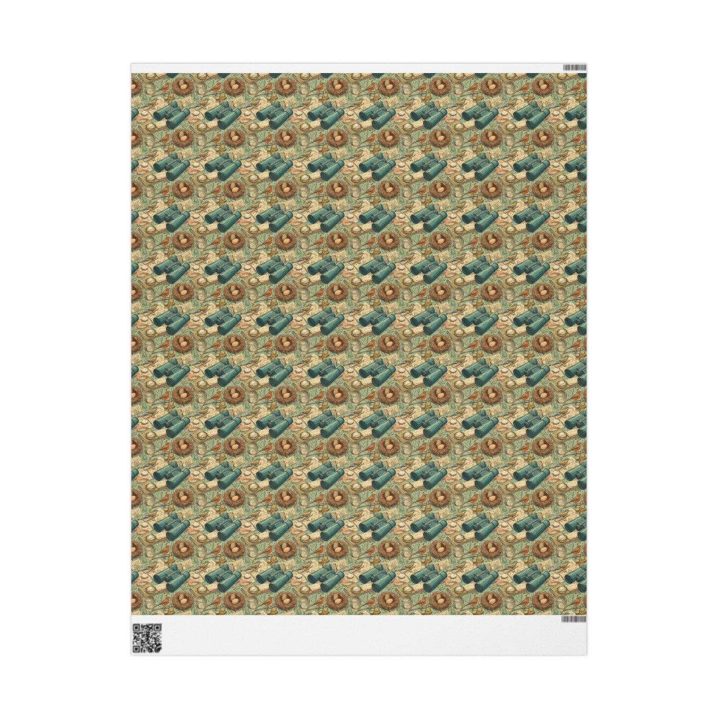 Bird Watching Wrapping Paper for Nature Lovers and Birders, Gift Wrap with Birds and Binoculars, Wildlife Inspired Gift Packaging #1