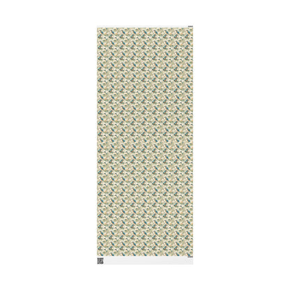 Bird Lover Wrapping Paper Roll, Bird Watching Gift Wrap with Feathers, Branches, and Wildlife Patterns #12