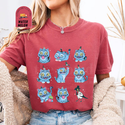 Cute Demon Hunter Tiger Comfort Shirt, Kpop Saja Boys, Derpy the Tiger And Bird Demon Hunter Tiger Tee, Hunters Tiger fan Demon Hunter Merch
