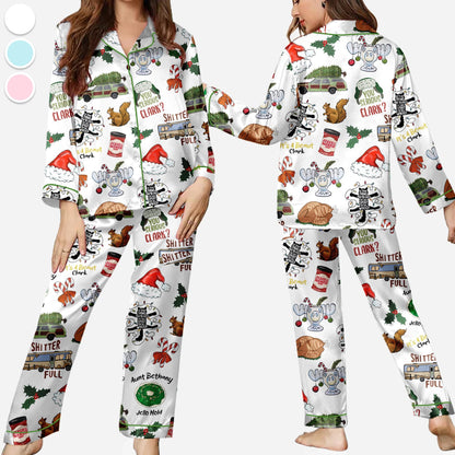 Griswold Pajamas Set, National Lampoons Women Pajamas, Christmas Vacation Pjs, Christmas Tree Farm Holiday Pajamas, Gift For Fan