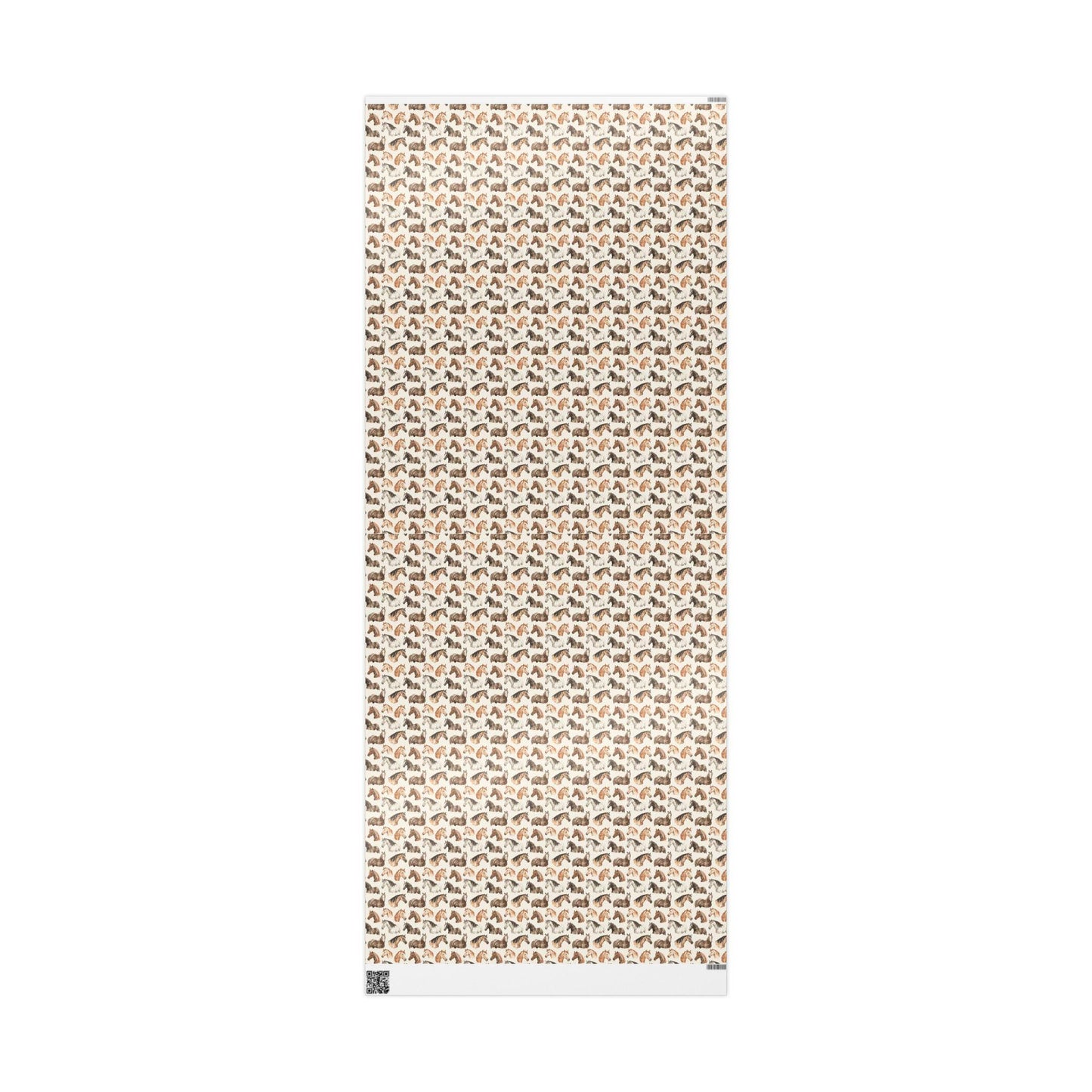 Cowgirl Horse Wrapping Paper, Christmas Equestrian Gift Wrap, Winter Riding Wrap, Holiday Present Paper, Horse Lover Festive Sheet