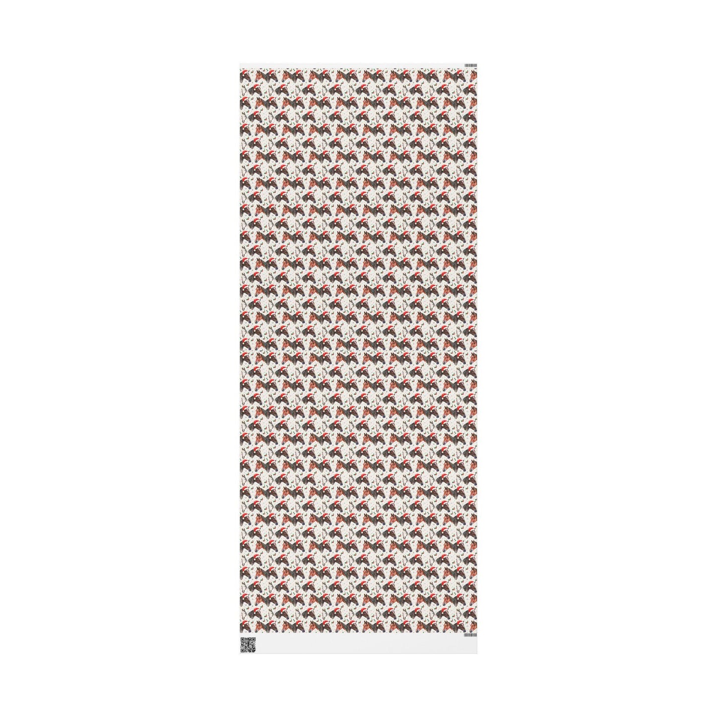 Holiday Horse Wrapping Paper, Cowgirl Christmas Gift Wrap, Winter Equestrian Paper, Riding Present Wrap, Horse Lover Festive Sheet