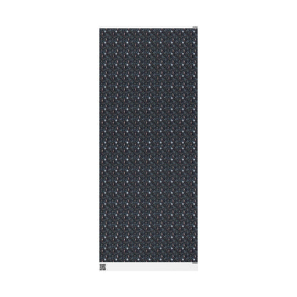 Skull Gift Wrap Roll for Christmas, Dark Gothic Wrapping Paper for Gothmas Parties and Gifts #6