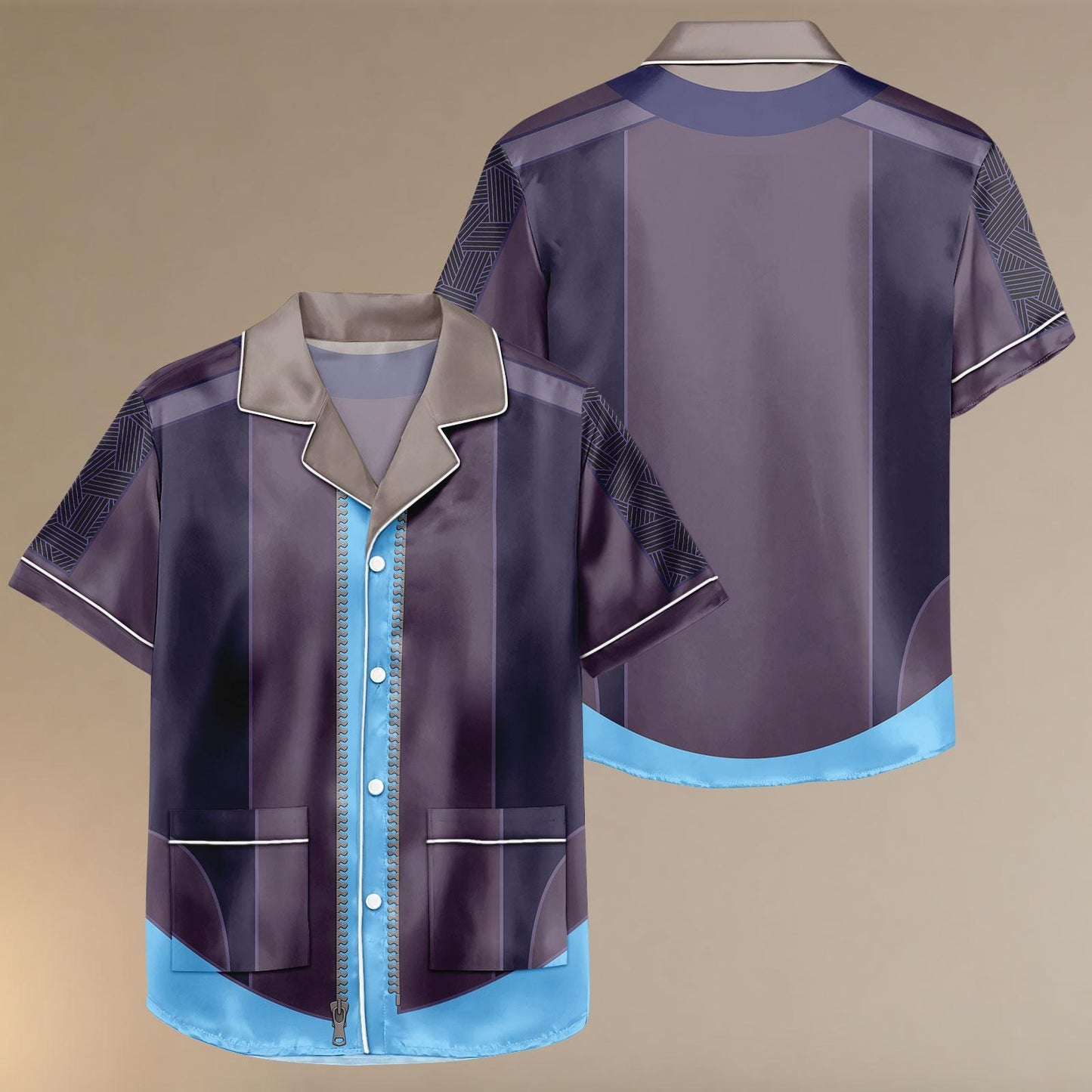 Judy Hopps Satin Pajama Set, Police Costume Sleepwear, Zootopia 2 Sleepwear, Costume Cosplay Loungewear, Gift For Her, Cosplay Gift