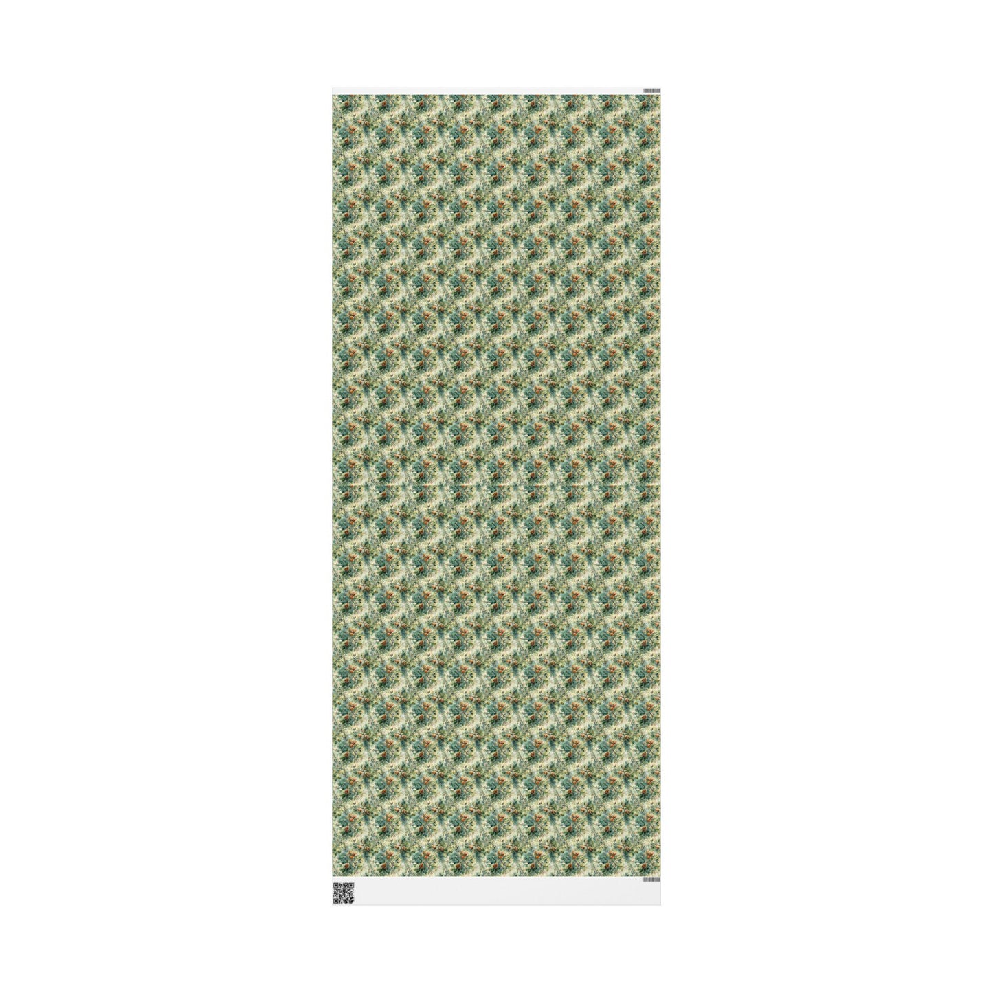 Winter Forest Wrapping Paper Roll, Pinecones and Trees Gift Wrap for Christmas and Holiday Packaging #1