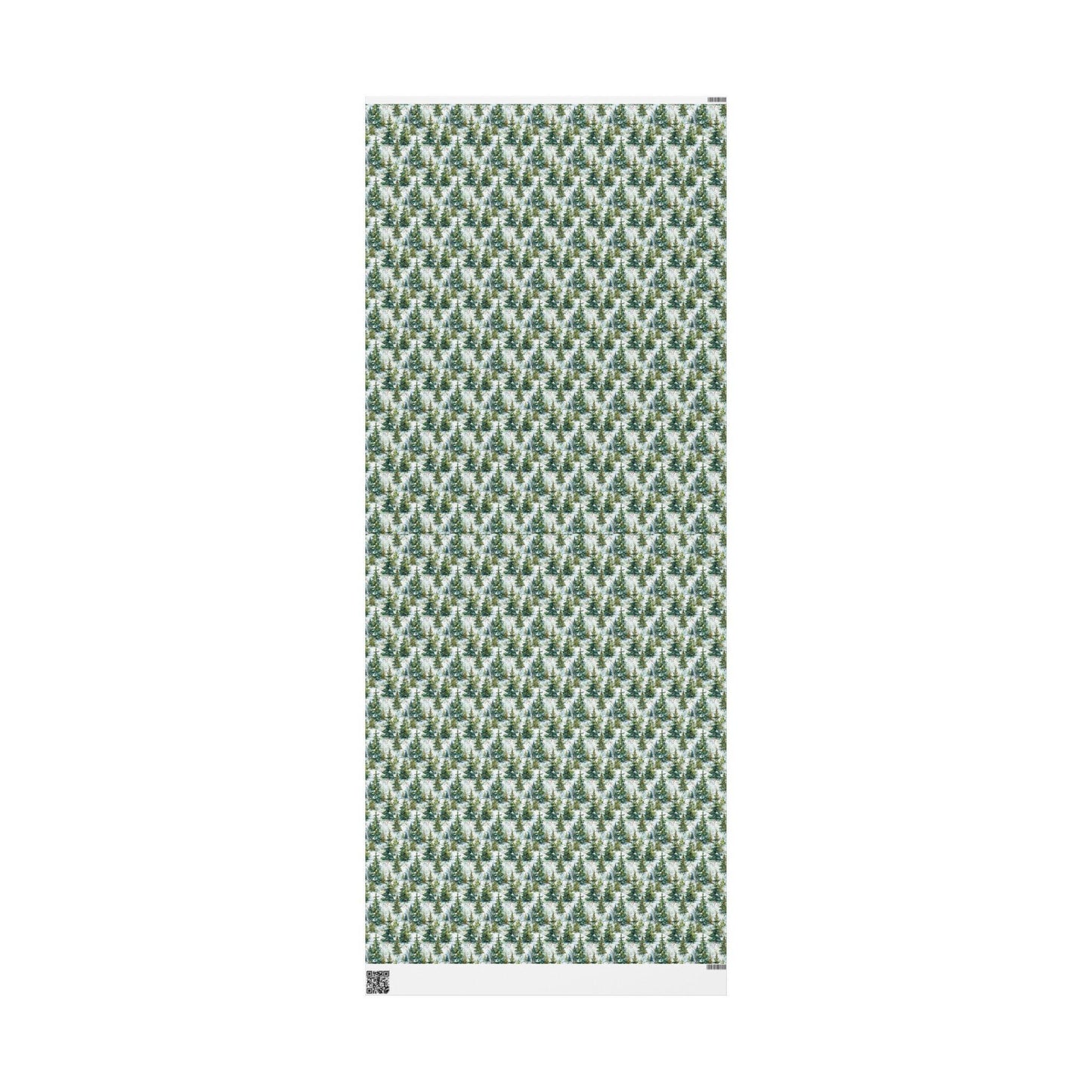 Winter Forest Gift Wrap Roll, Pinecones and Evergreen Design for Christmas and Rustic Holiday Gifts #9