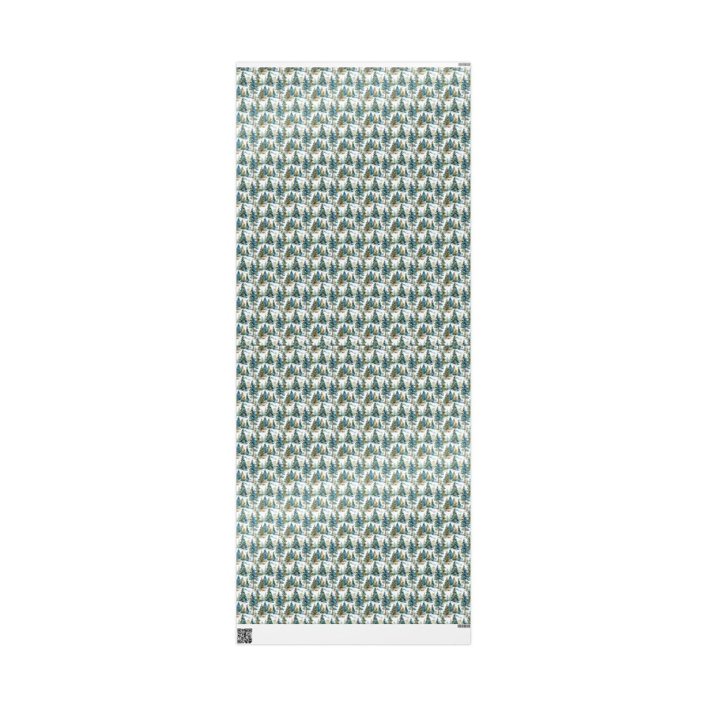 Woodland Christmas Wrapping Paper Roll, Pine Tree and Pinecone Design for Rustic Holiday Wrapping #7