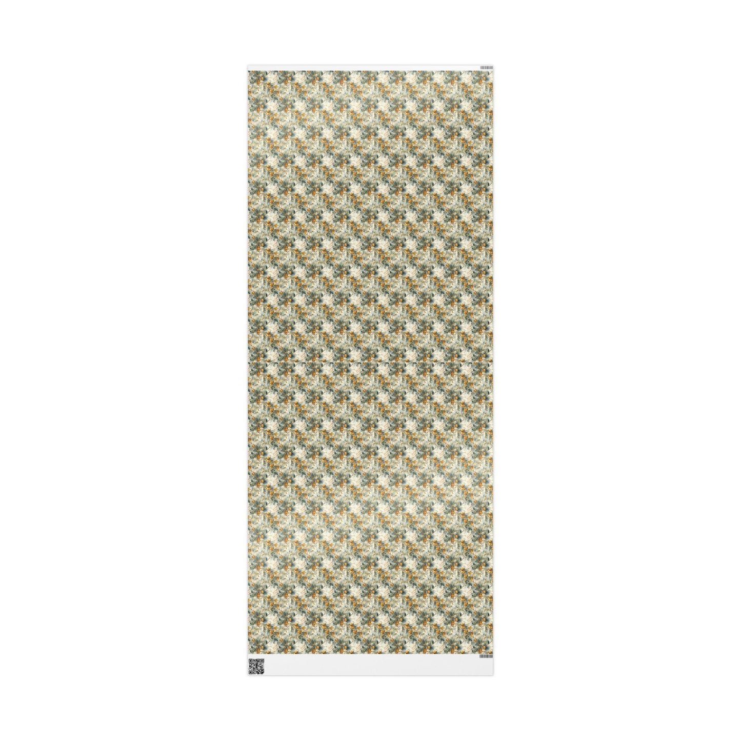 Winter Forest Wrapping Paper Roll, Evergreen Pinecone Gift Wrap for Holiday and Seasonal Gifts #21