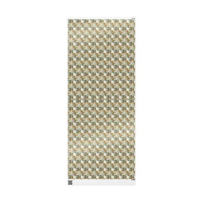 Winter Forest Wrapping Paper Roll, Evergreen Pinecone Gift Wrap for Holiday and Seasonal Gifts #21
