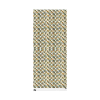 Winter Forest Wrapping Paper Roll, Evergreen Pinecone Gift Wrap for Holiday and Seasonal Gifts #21