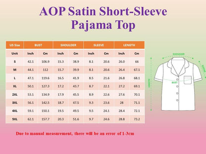 Bookworm Satin Pajamas, Wildflower Bookish Home Wear Pajamas Set, Reading Lover Gift, Book Floral Pajamas Set