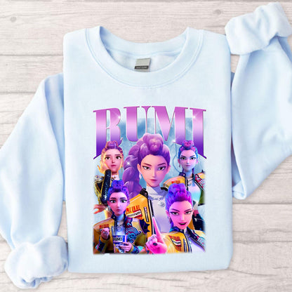 Rumi Kpop Shirt, Rumi Bootleg Fan T-Shirt, Kpop Demon Hunters Tee, gift For Fan Shirt, Gift for Huntrix fan Shirt