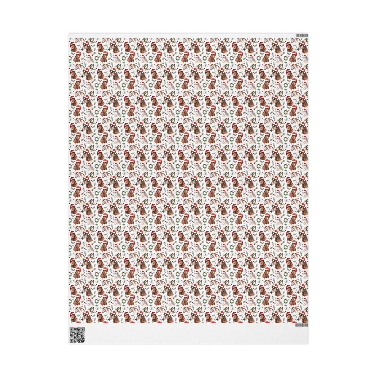 Cowgirl Christmas Wrap, Horse Winter Gift Paper, Equestrian Holiday Wrapping, Festive Rider Present Wrap, Horse Lover Xmas Sheet