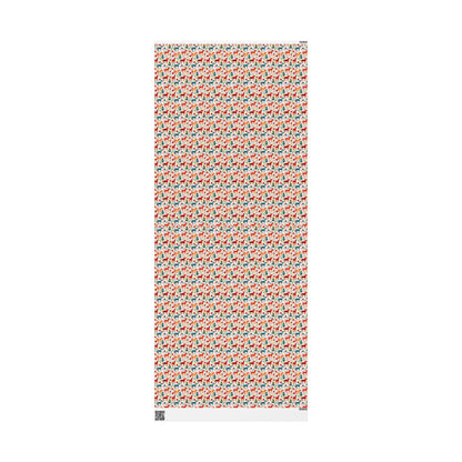 Winter Horse Print Wrap, Equestrian Xmas Wrapping Paper, Holiday Cowgirl Gift Paper, Festive Horse Lover Wrap, Riding Present Sheet