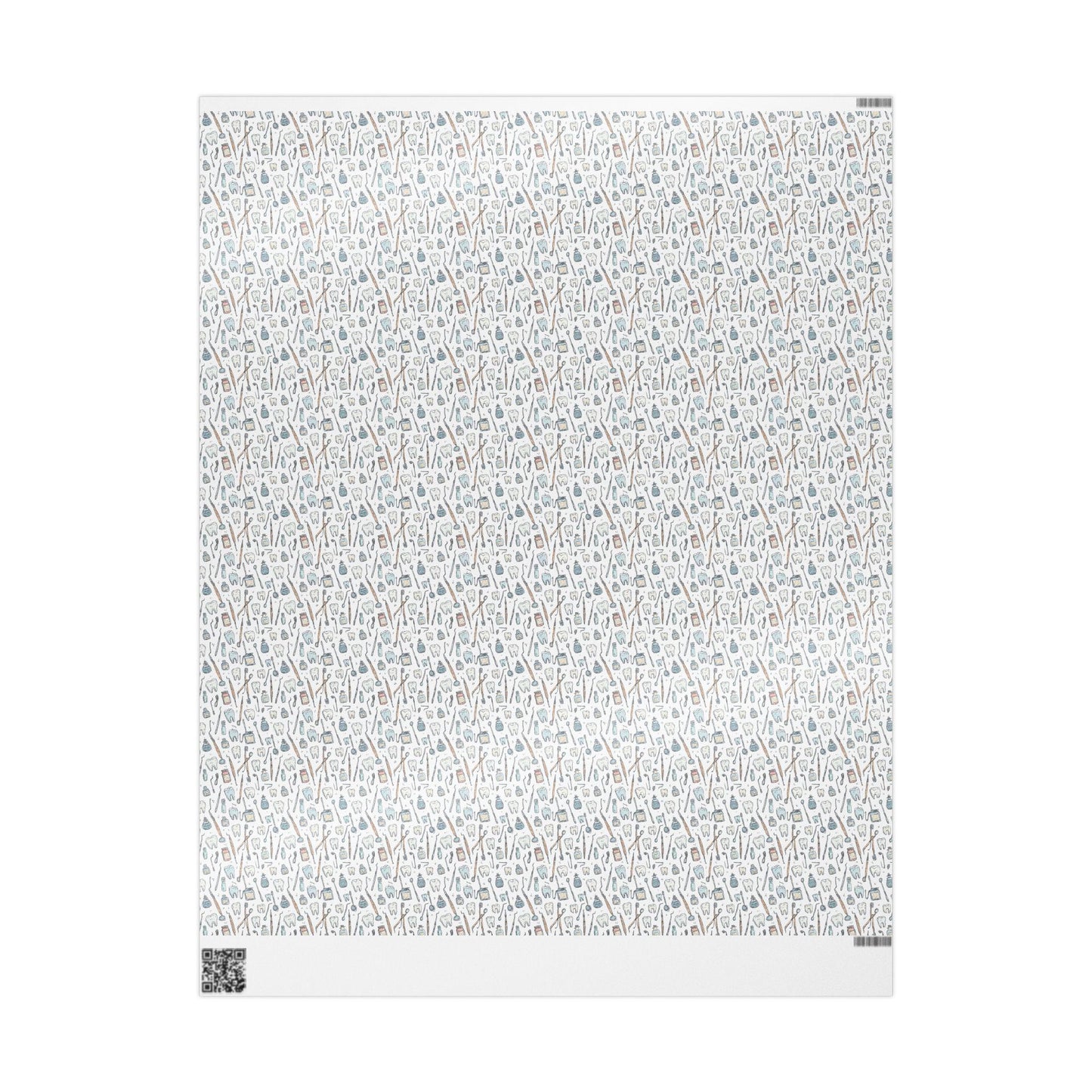 Dental Themed Wrapping Paper, Tooth Office Decor, Dentist Gift Wrap Fun Gift Wrap for Dental Office Dentist and Hygienists