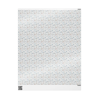 Dental Themed Wrapping Paper, Tooth Office Decor, Dentist Gift Wrap Fun Gift Wrap for Dental Office Dentist and Hygienists