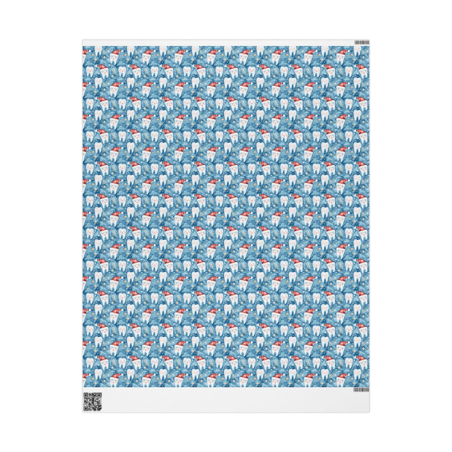 Tooth Print Gift Wrap, Dentist Office Decor, Dental-Themed Wrapping Christmas Fun Gift Wrap for Dental Office Dentist and Hygienists