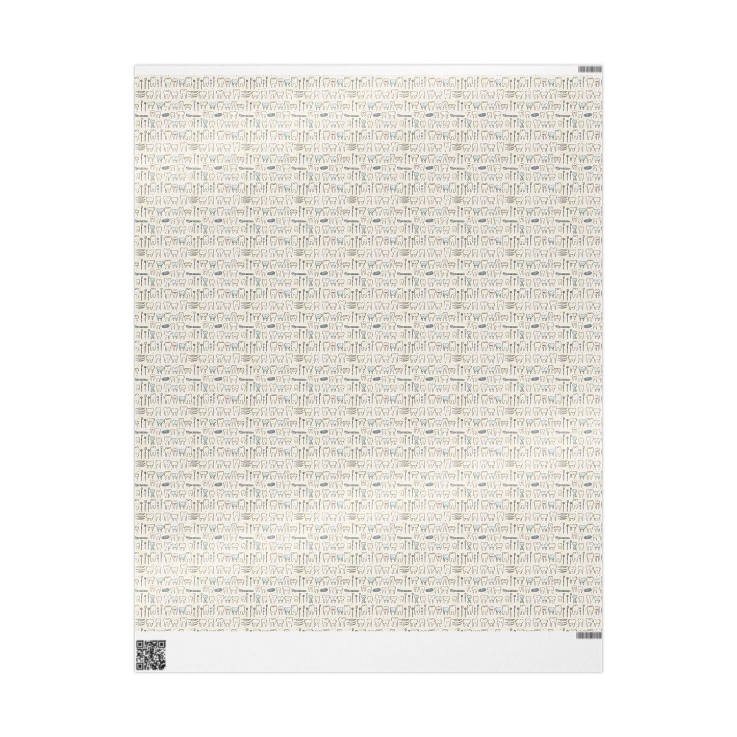 Orthodontist Tooth Print Wrapping, Dentist Gift Paper, Dental Decor Fun Gift Wrap for Dental Office Dentist and Hygienists