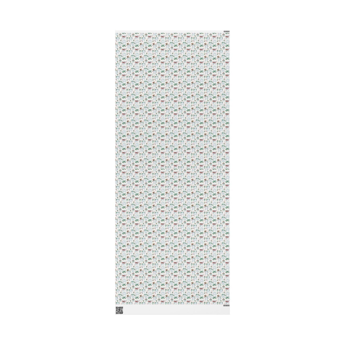 Dentist Wrapping Paper, Tooth Pattern Gift Wrap, Orthodontist Print Design Christmas Fun Gift Wrap for Dental Office Dentist and Hygienists