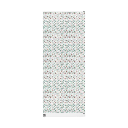 Dentist Wrapping Paper, Tooth Pattern Gift Wrap, Orthodontist Print Design Christmas Fun Gift Wrap for Dental Office Dentist and Hygienists