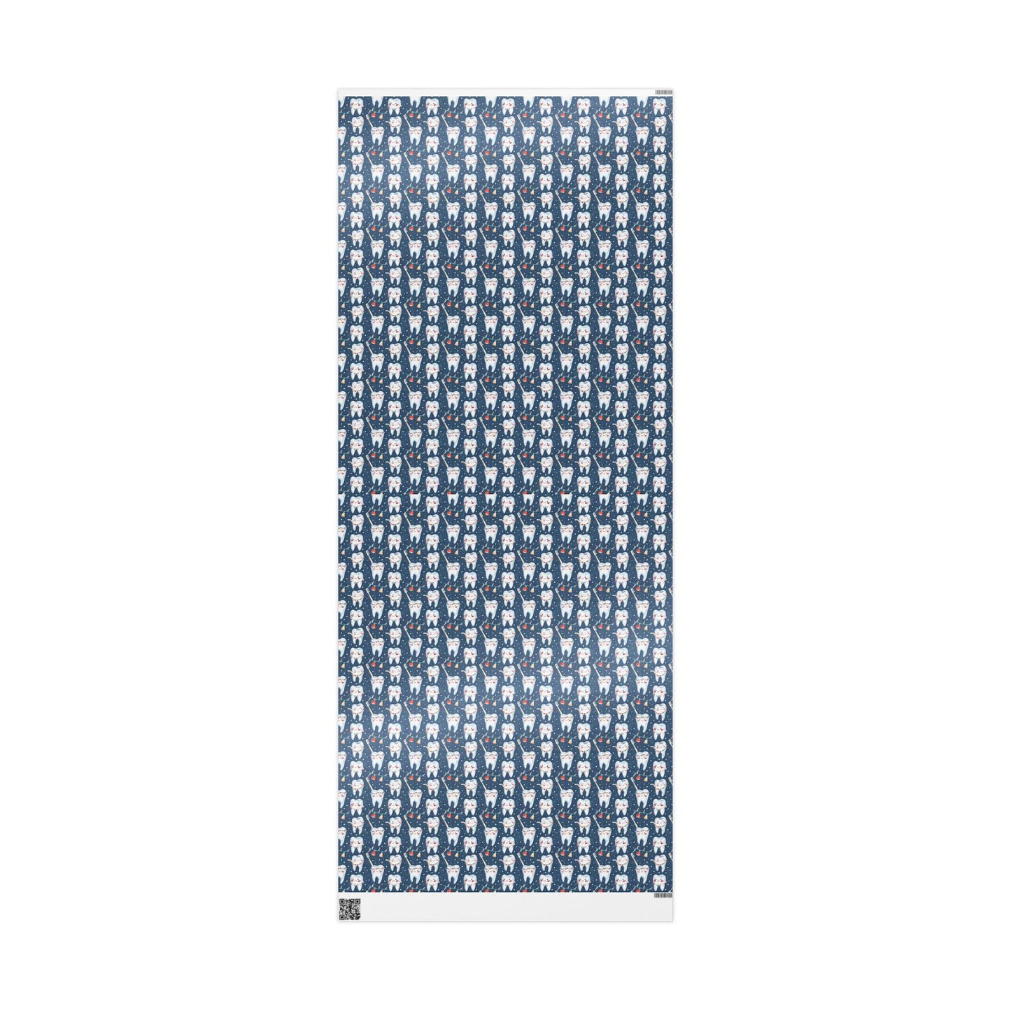 Orthodontist Wrapping Paper, Dentist Gift Wrap, Modern Tooth Design Holiday Fun Gift Wrap for Dental Office Dentist and Hygienists