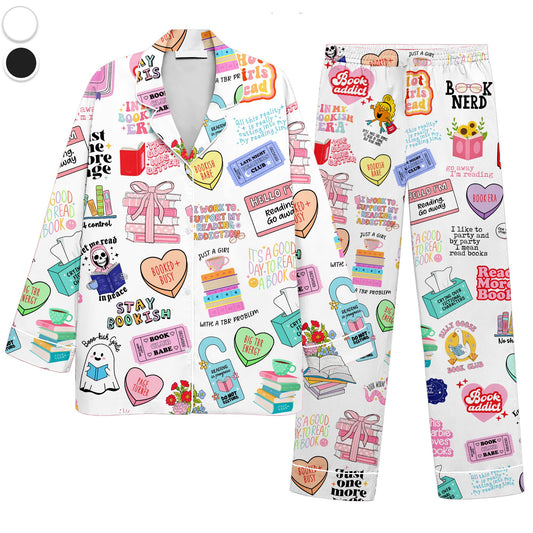 I Still Read Children's Books Teacher Pajamas Set, Funny School Pjs, Kindergarten Teacher PJS, Friends Shirt, Back To School Gift, Read PJS