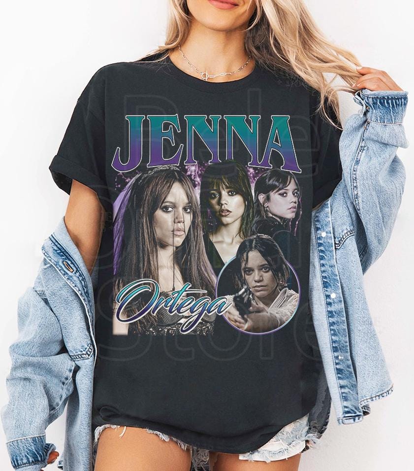 Jenna Ortega Graphic T-Shirt, Jenna Ortega Fan T-Shirt, TV Show Fan T-Shirt, Jenna Ortega Inspired T-Shirt