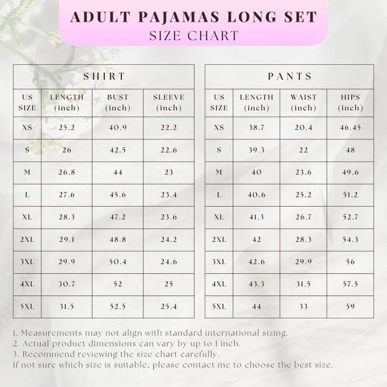 Floral Satin Pajama Set for Women, Cream and Navy Blue Botanical Print Sleepwear, Long Sleeve Loungewear, Silky Two Piece PJs