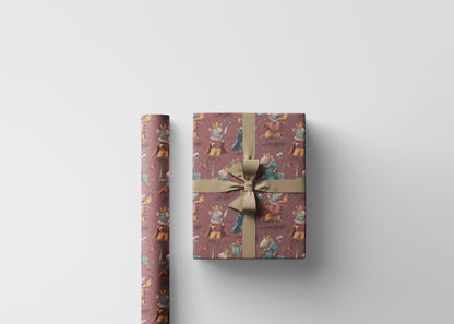 Classic Nutcracker Christmas Wrapping Paper Roll, Festive Holiday Gift Wrap for Winter Presents #7