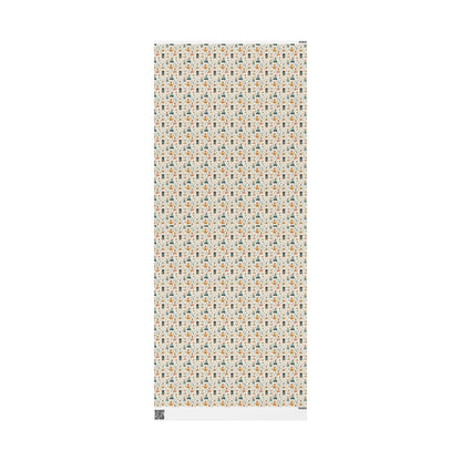Yoga Poses Wrapping Paper Roll, Namaste Gift Wrap for Meditation Lovers, Teachers, and Wellness Gift Giving #7