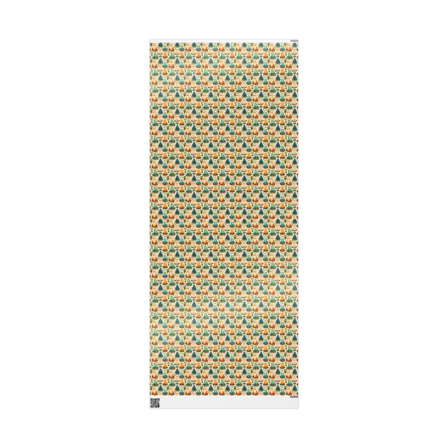 Yoga Cats Gift Wrap Roll with Spiritual and Mindful Themes, Wrapping Paper for Holiday Yoga Teacher Gifts #15