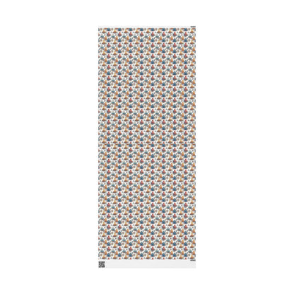 Boho Yoga Cats Wrapping Paper Roll with Namaste Elements, Gift Wrap for Teachers, Students, and Meditation Gifts #14