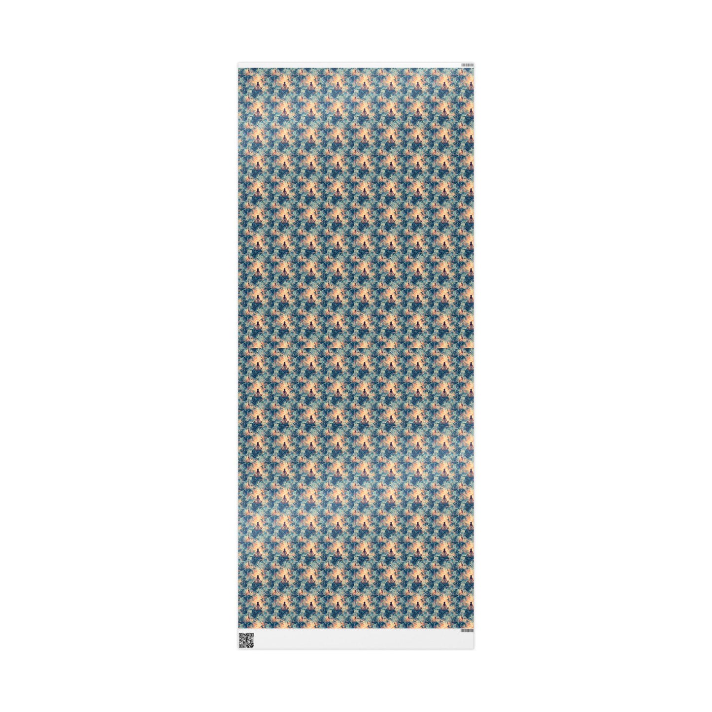 Calm Pose Wrapping Paper Roll for Yoga Lovers, Namaste and Zen Inspired Gift Wrap for Holiday Presents #23