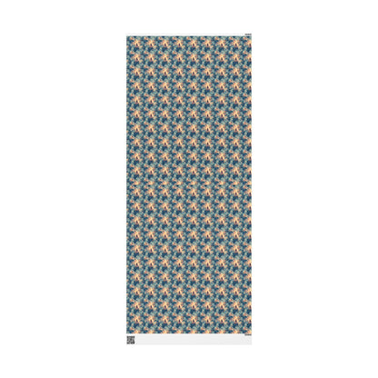 Calm Pose Wrapping Paper Roll for Yoga Lovers, Namaste and Zen Inspired Gift Wrap for Holiday Presents #23