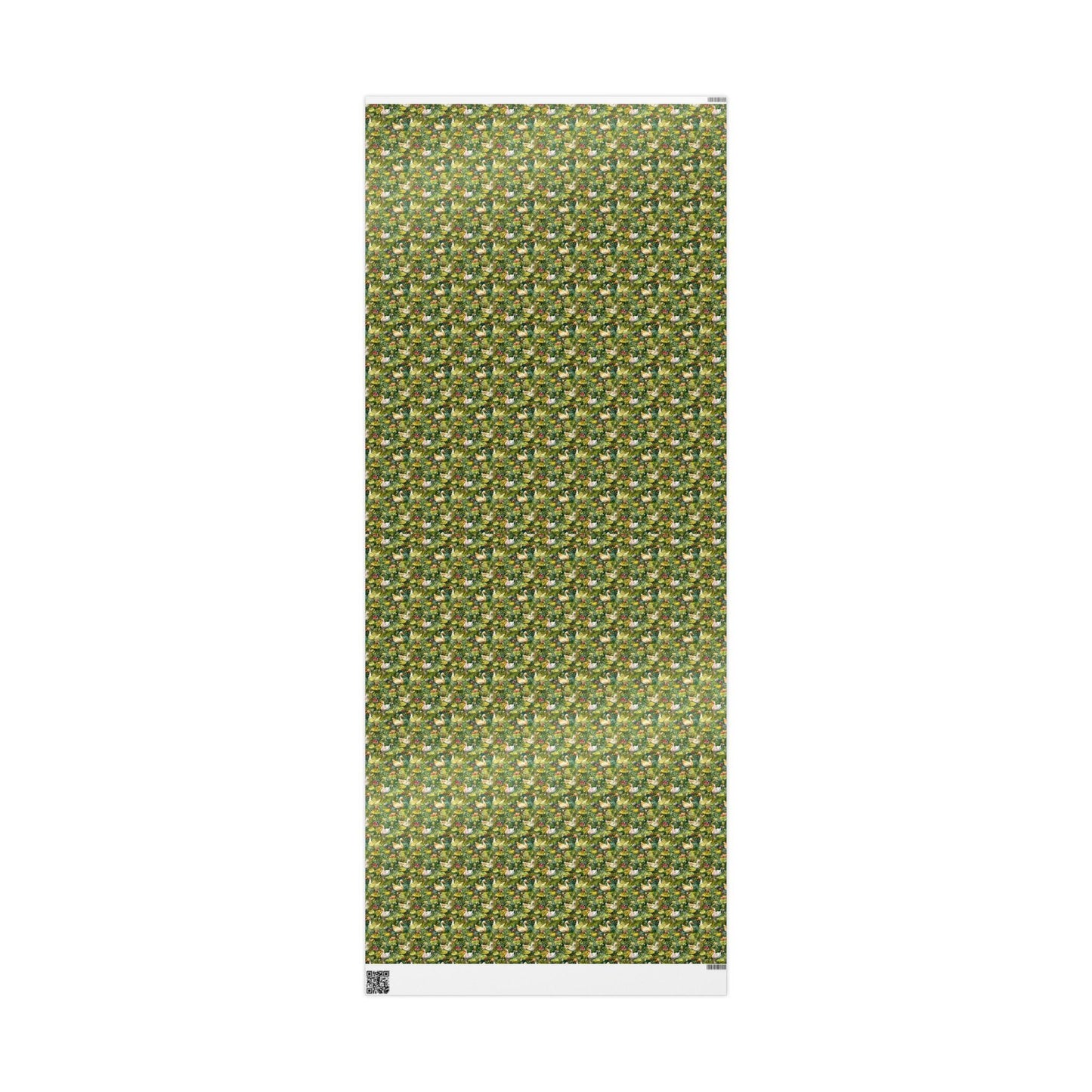 Goose and Botanical Flower Wrapping Paper for Country Birthday Garden party Baby Shower Gift Wrap, Wrapping rolls for Spring Summer wedding