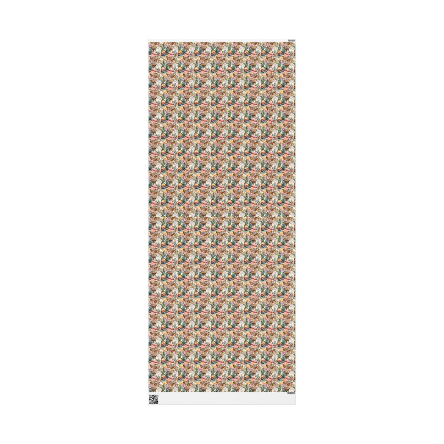Christmas Yoga Wrapping Paper Roll with Namaste and Zen Motifs, Peaceful Holiday Gift Wrap for Yogis and Teachers #26