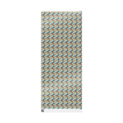 Mindful Holiday Wrapping Paper Roll, Yoga Inspired Namaste Gift Wrap for Teachers and Meditation Gifts #16
