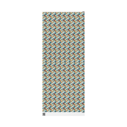 Mindful Holiday Wrapping Paper Roll, Yoga Inspired Namaste Gift Wrap for Teachers and Meditation Gifts #16