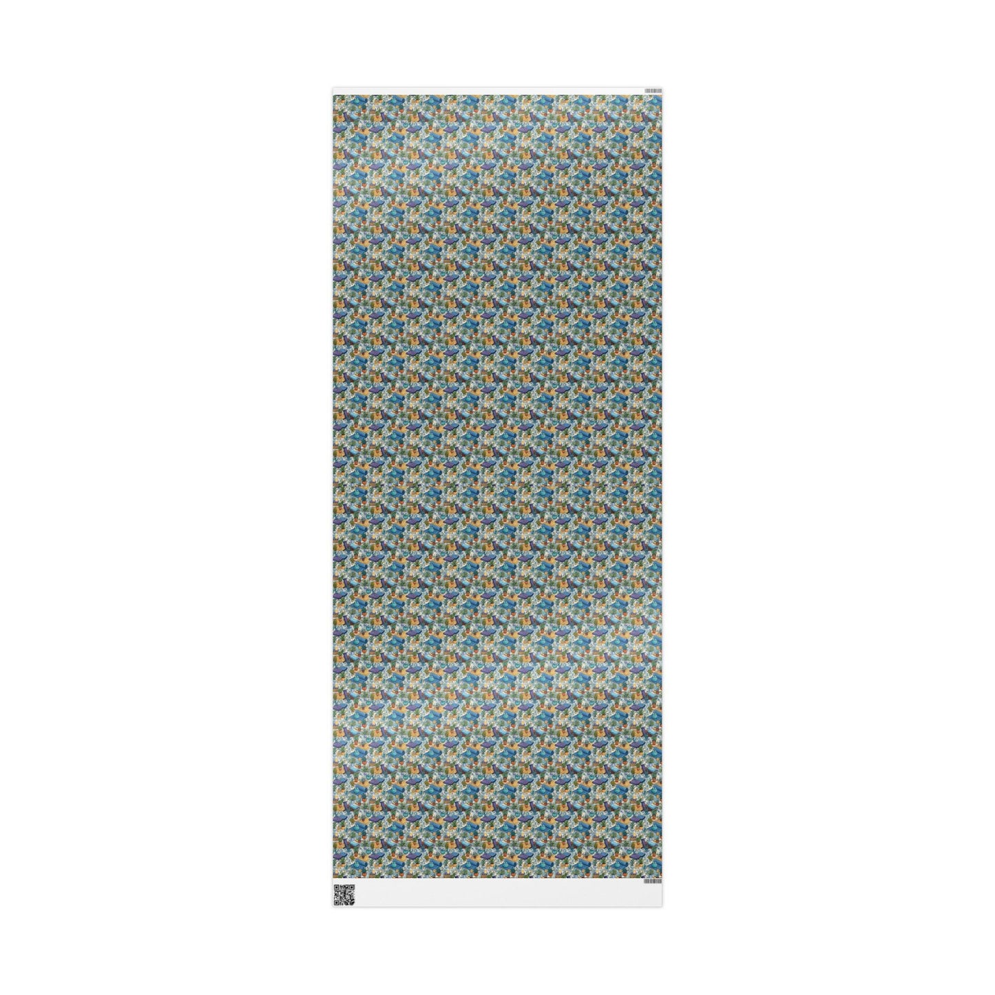 Mindfulness Inspired Yoga Wrapping Paper Roll, Namaste Holiday Gift Wrap for Meditation and Wellness Gifts #25