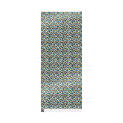 Mindfulness Inspired Yoga Wrapping Paper Roll, Namaste Holiday Gift Wrap for Meditation and Wellness Gifts #25