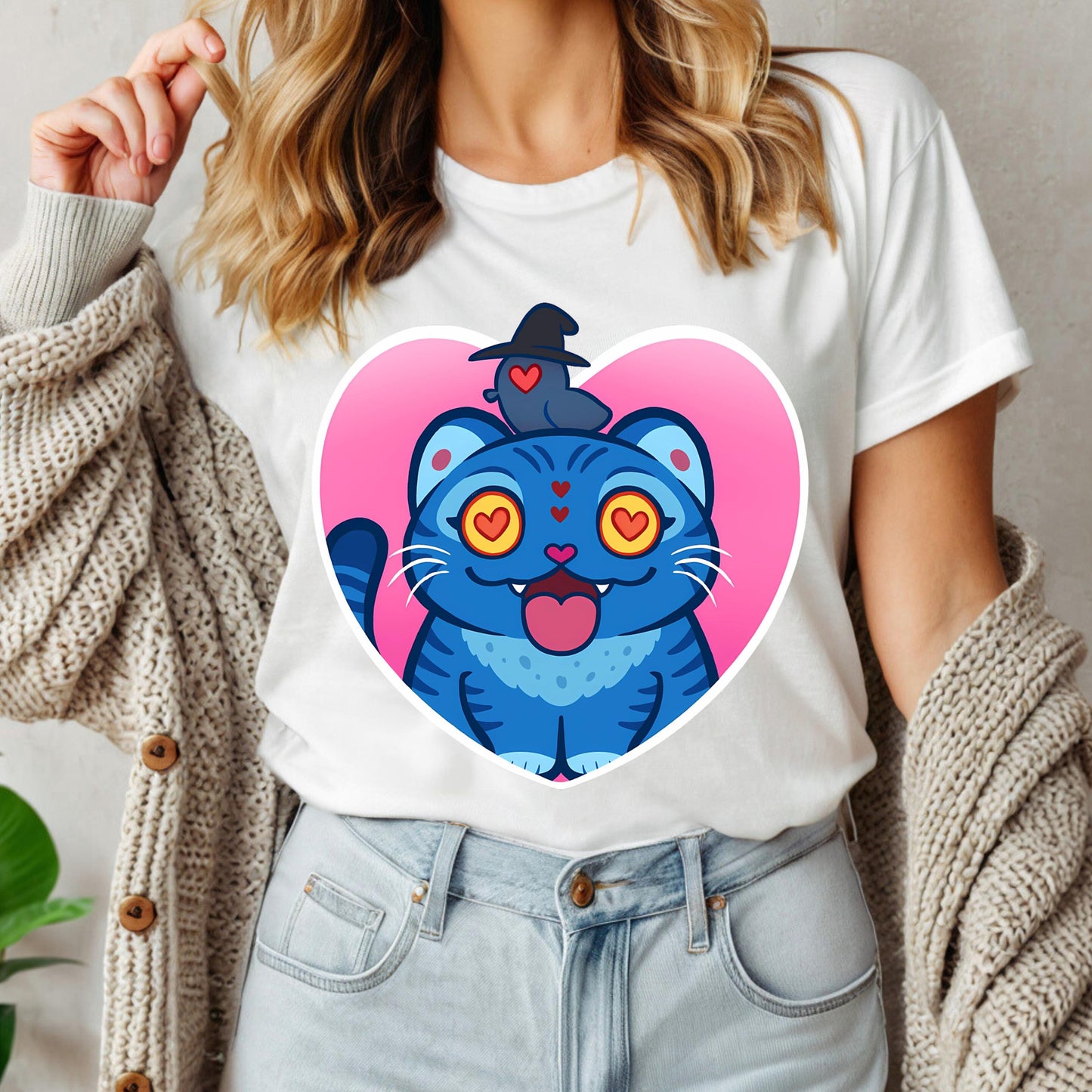 Kpop Demon Hunters Tiger Love Shirt, Derpy the Tiger And Bird Demon Hunter Tiger Shirt, Hunters Tiger Fan, Animal Shirt, Kpop Movie Fan Gift