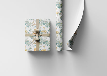 Yoga and Meditation Cats Wrapping Paper Roll, Spiritual Gift Wrap with Namaste Pose Design for Calm, Mindful Gifting #6
