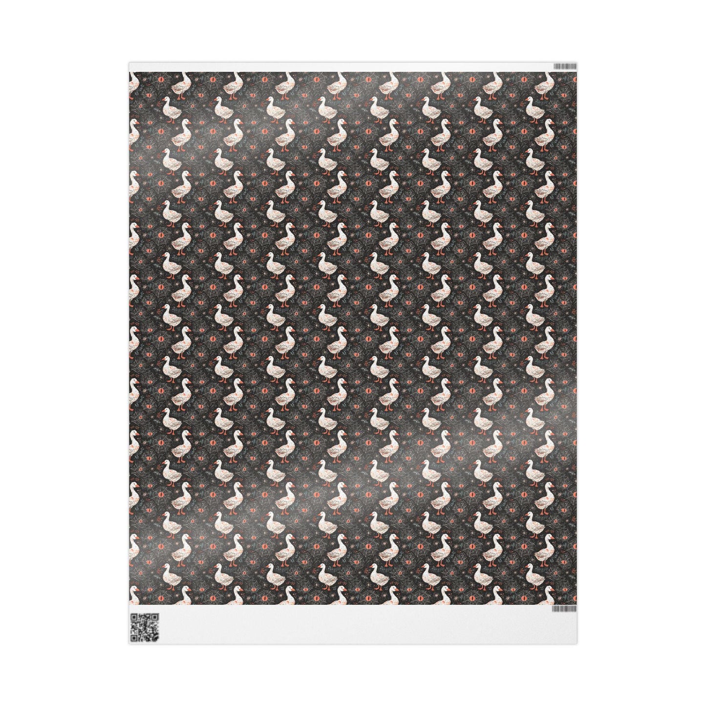 Halloween Goose Gift Wrap for Boo Baskets & Spooky Surprises | Spooky Goose Wrapping Paper for Halloween and October Gifting