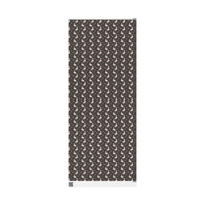 Halloween Goose Gift Wrap for Boo Baskets & Spooky Surprises | Spooky Goose Wrapping Paper for Halloween and October Gifting