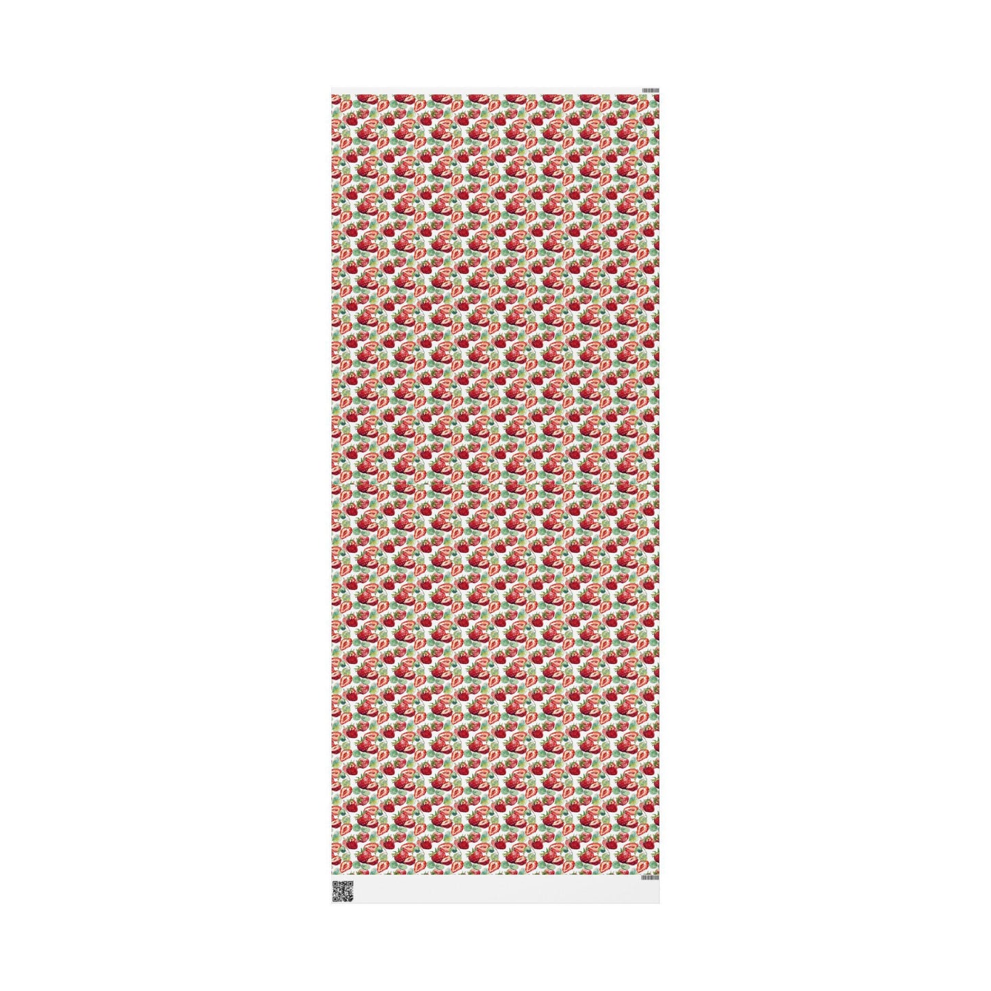 Strawberry Wrapping Paper for Bridesmaid Gifts | Fun Berry Gift Wrap for Wedding Day | Pink Summer Fruit Party Decor