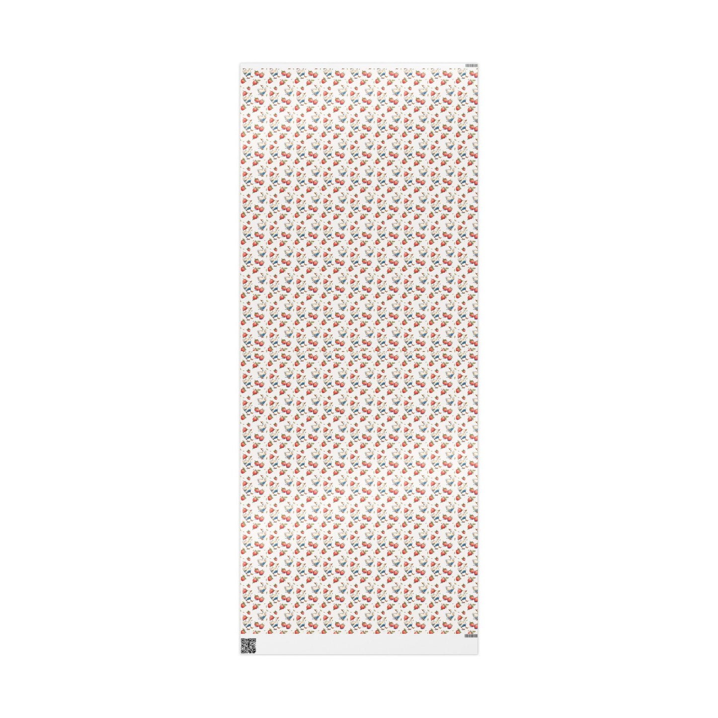Strawberry Goose Wrapping Paper for Baby Girl Shower Gifts | Sweet Berry Gift Wrap Sheets for Moms | Cute Party Packaging