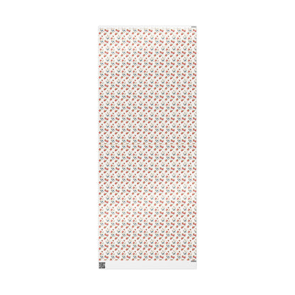 Strawberry Goose Wrapping Paper for Baby Girl Shower Gifts | Sweet Berry Gift Wrap Sheets for Moms | Cute Party Packaging