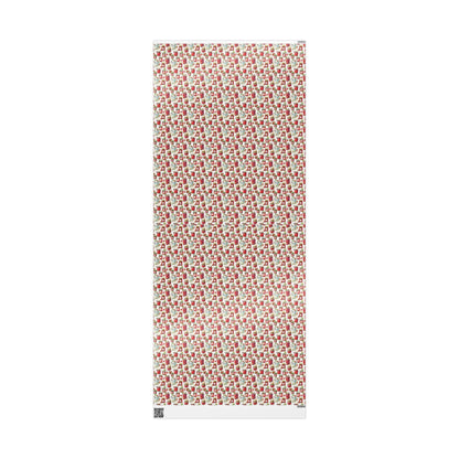 Strawberry Jam Wrapping Paper for Wedding Favors | Farm to Table Inspired Gift Wrap for Guests | Rustic Bridal Shower Decor
