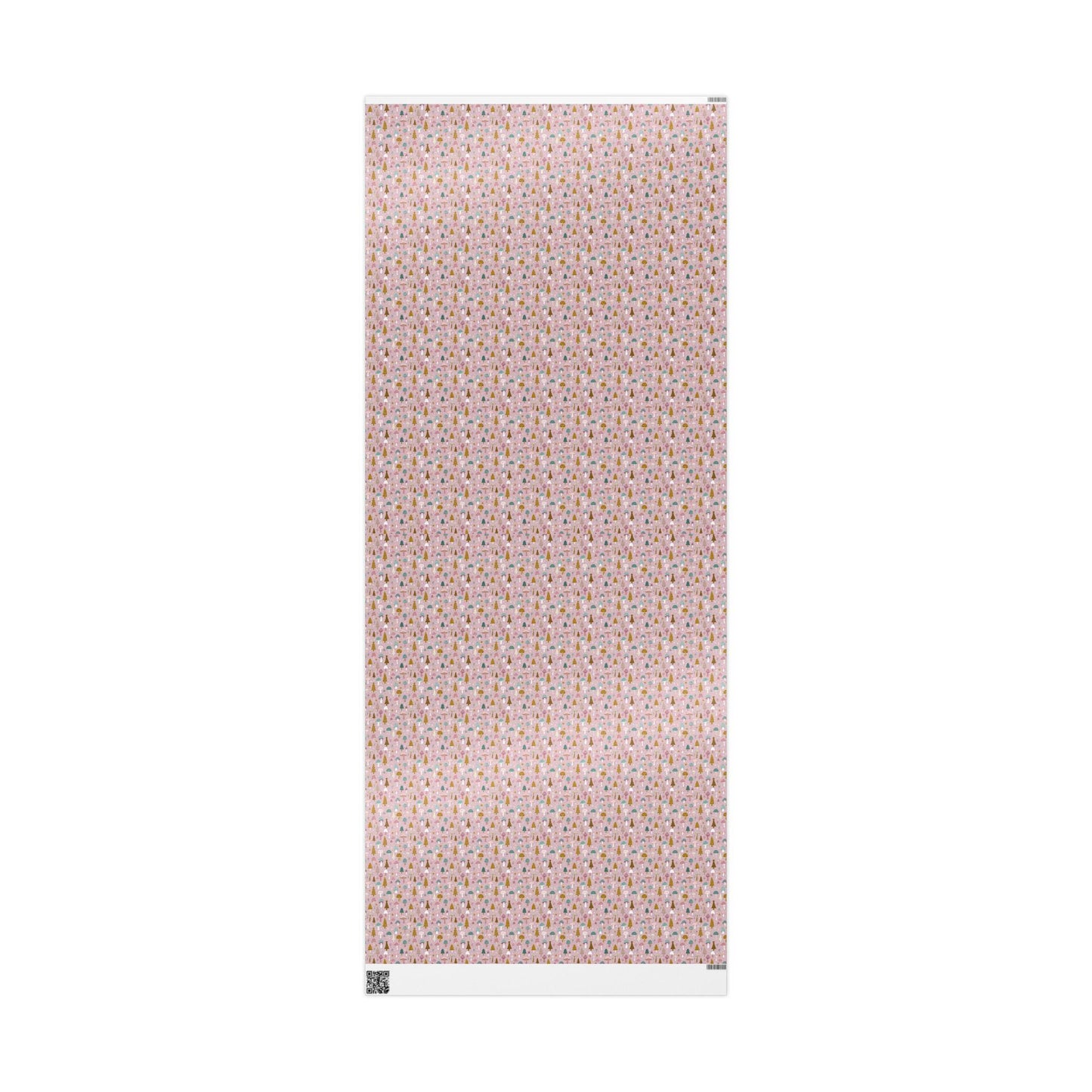 Cute Mushroom Gift Wrap Sheets | Colorful Forest Fungi Wrapping Paper for Christmas Holidays & Nature Themed Occasions